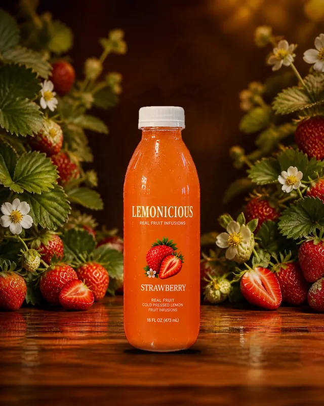 Strawberry bottle